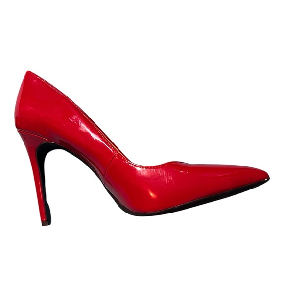 Jessica Simpson red pointed heels size 7 like new condition - Picture 2 of 5